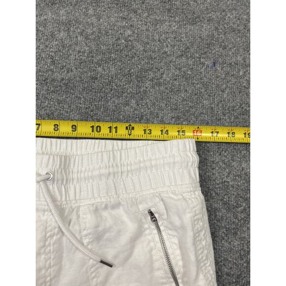 Athleta Cabo Linen Pant Jogger 10 Resort Coastal Minimalist Capsule Luxury Beach - Picture 9 of 13